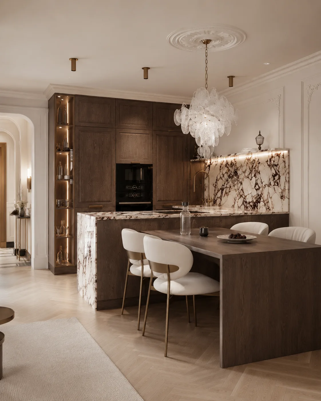 Rénovation d'une cuisine et d'une salle de bain en aménagement intérieur