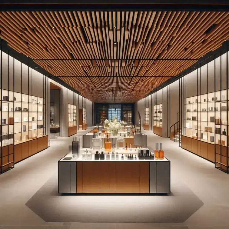 Boutique mode et prêt-à-porter agencée par un architecte retail