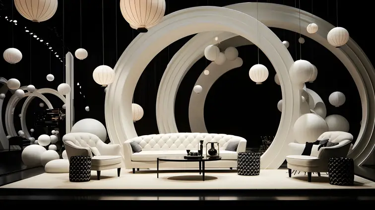 Showroom design et architecture organisé comme une galerie