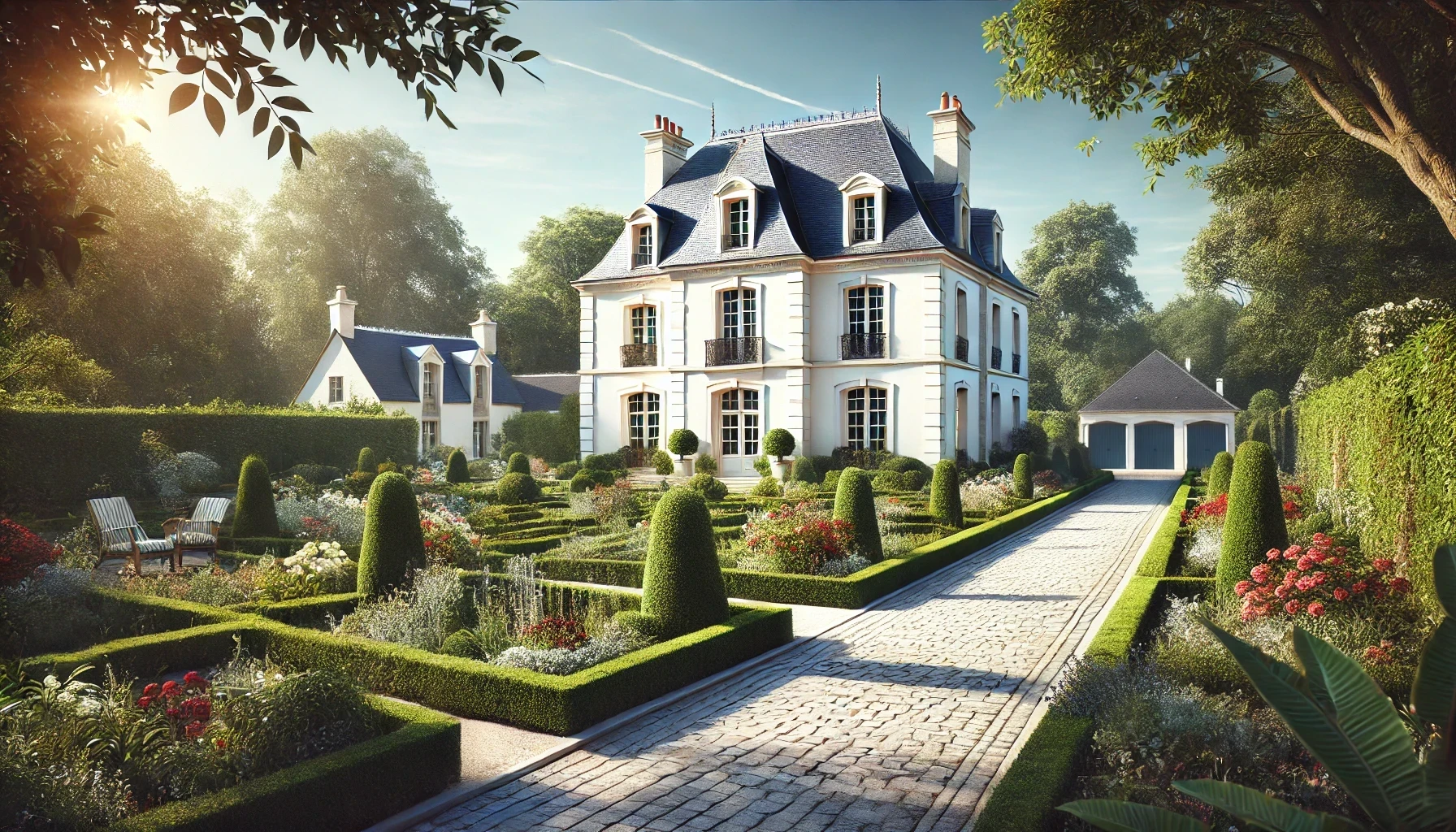 Plan d'architecte d'un projet de division parcellaire