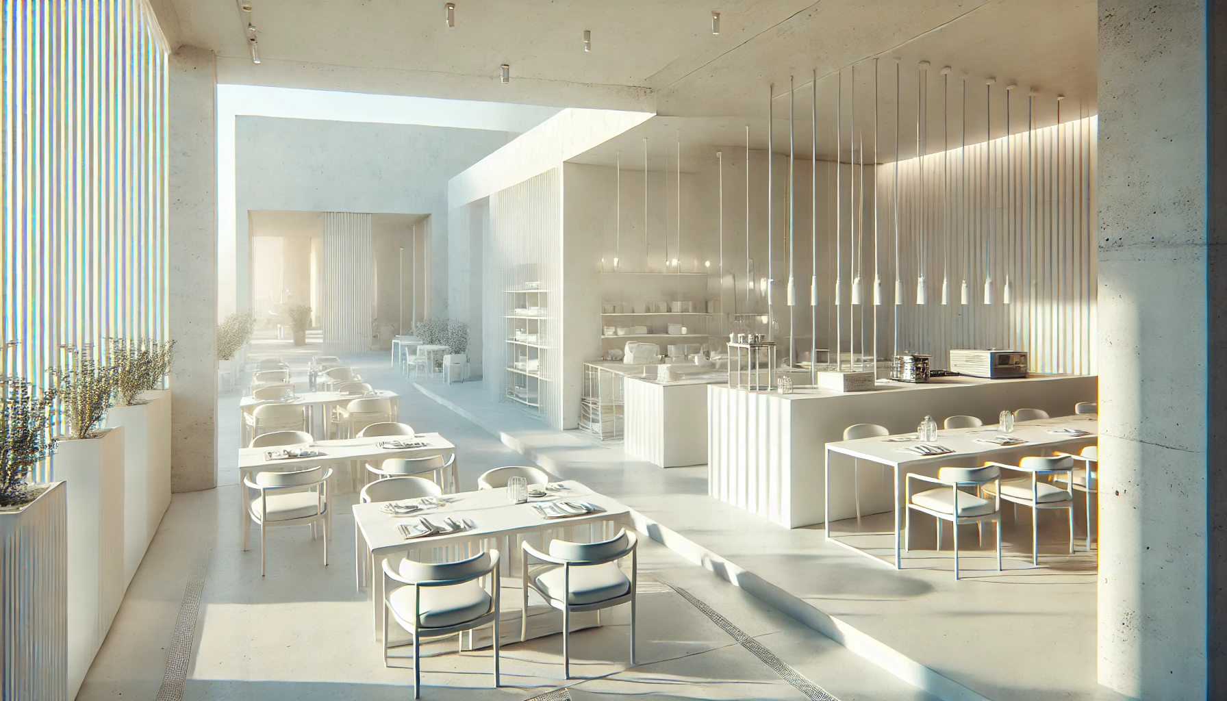 Restaurant ERP conçu par une architecte indépendante