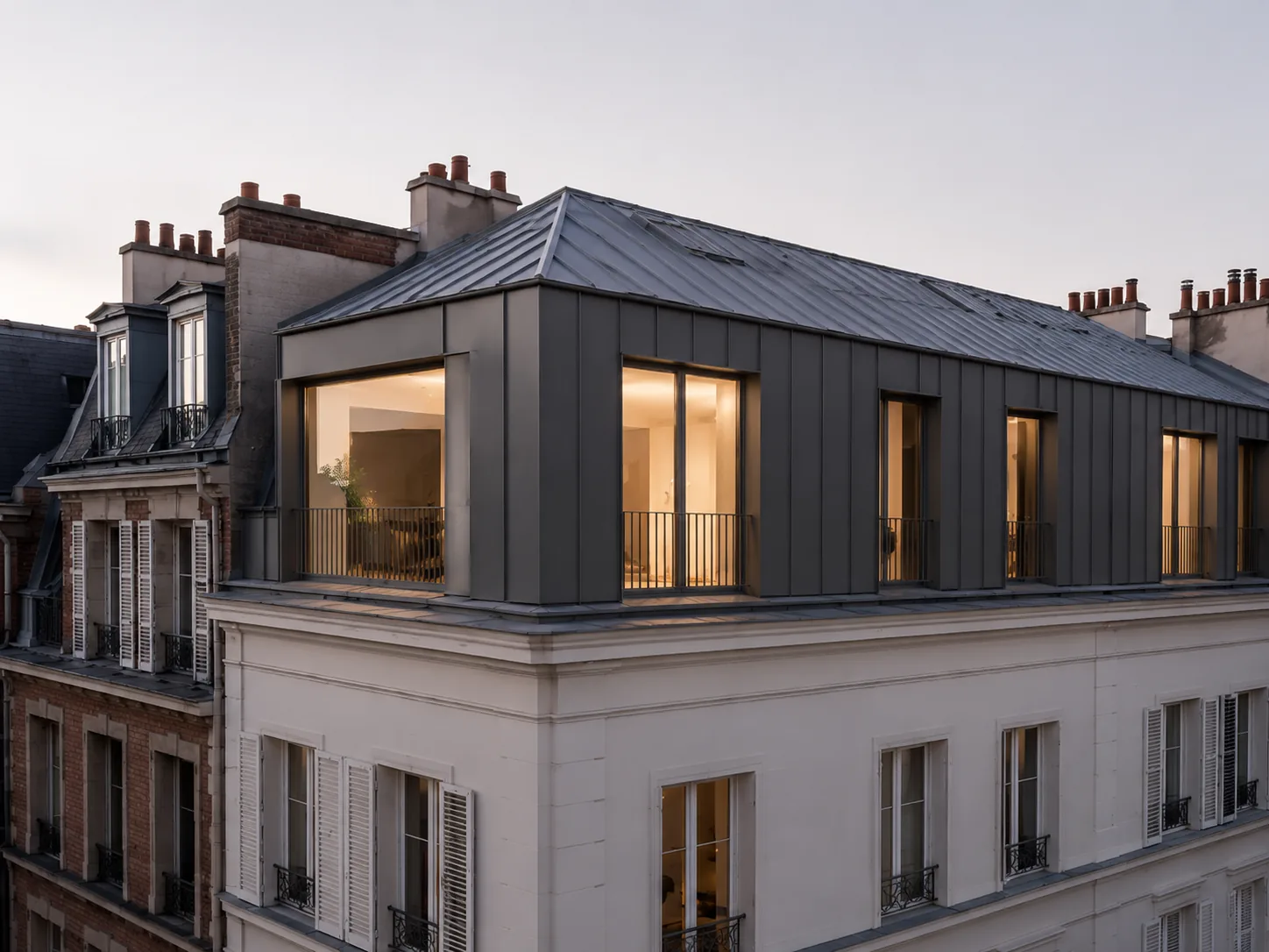 Extension et surélévation à Boulogne-Billancourt sous PLUi GPSO