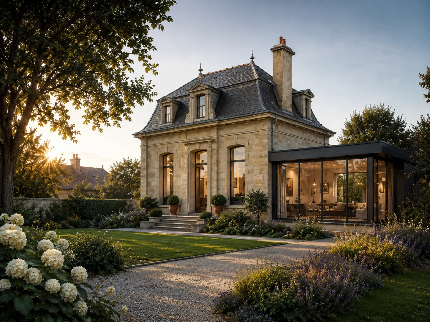 Rénover, étendre et surélever un pavillon Réveil-Matin à Houilles sous PLU communal