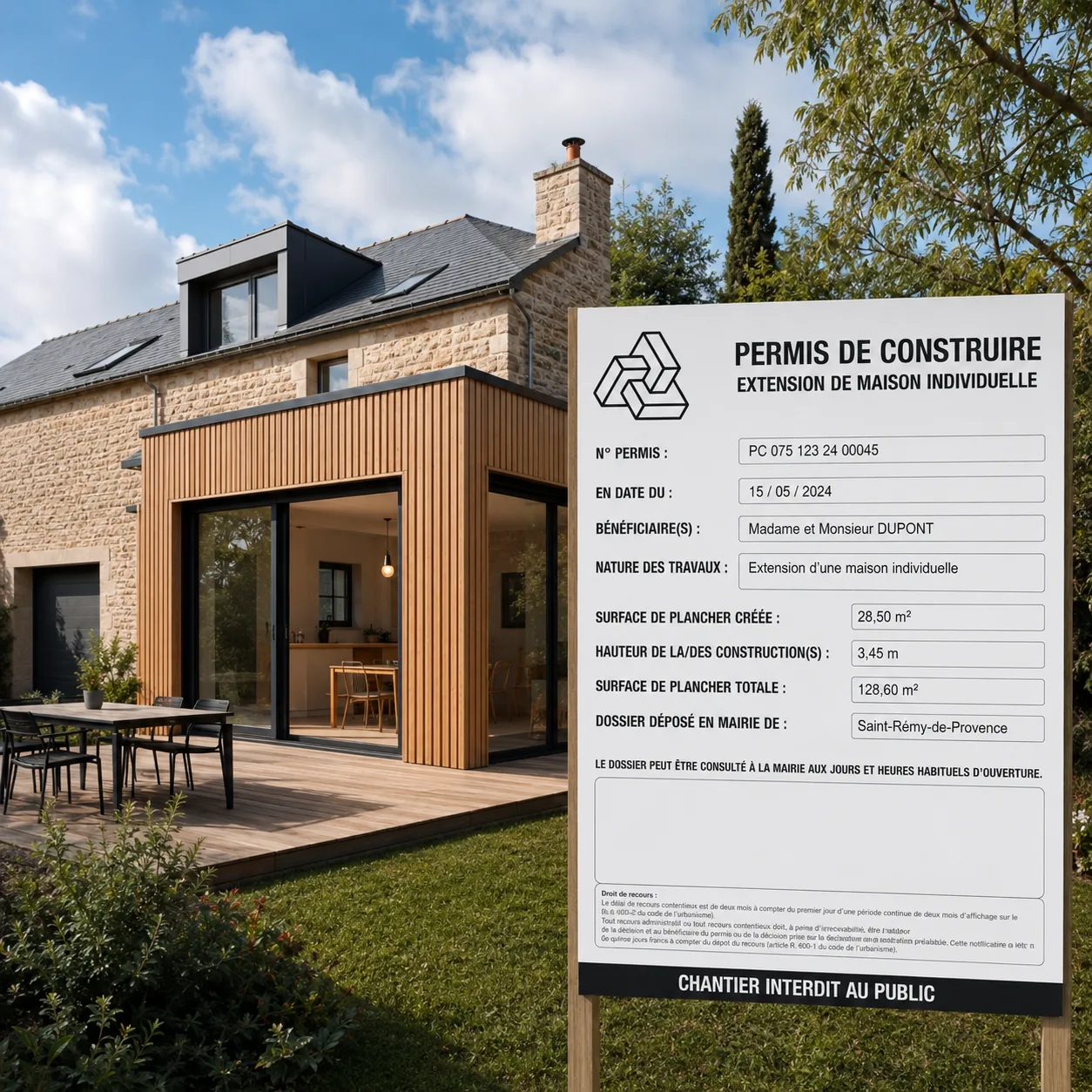 Extension achevée avec DAACT