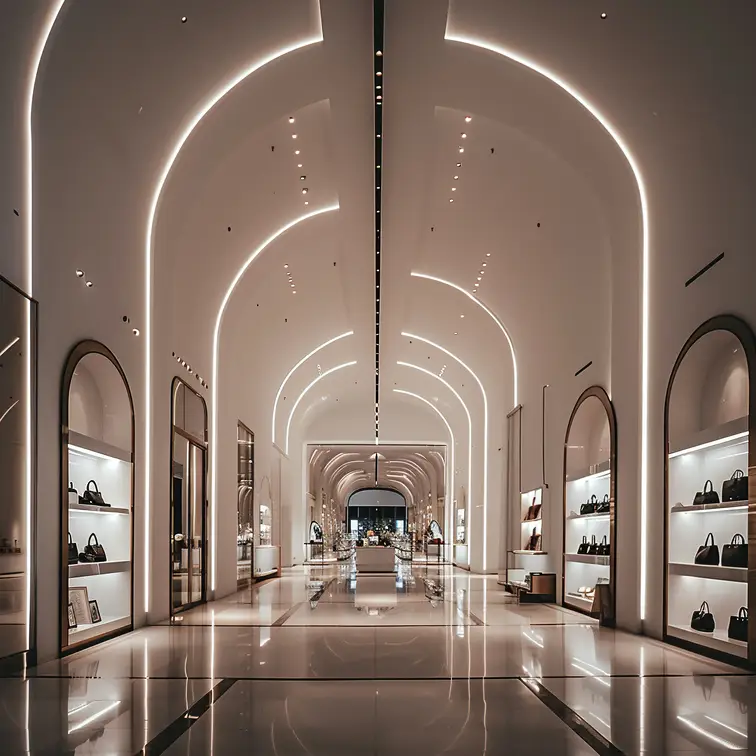 Galerie commerciale dégradée en projet de transformation