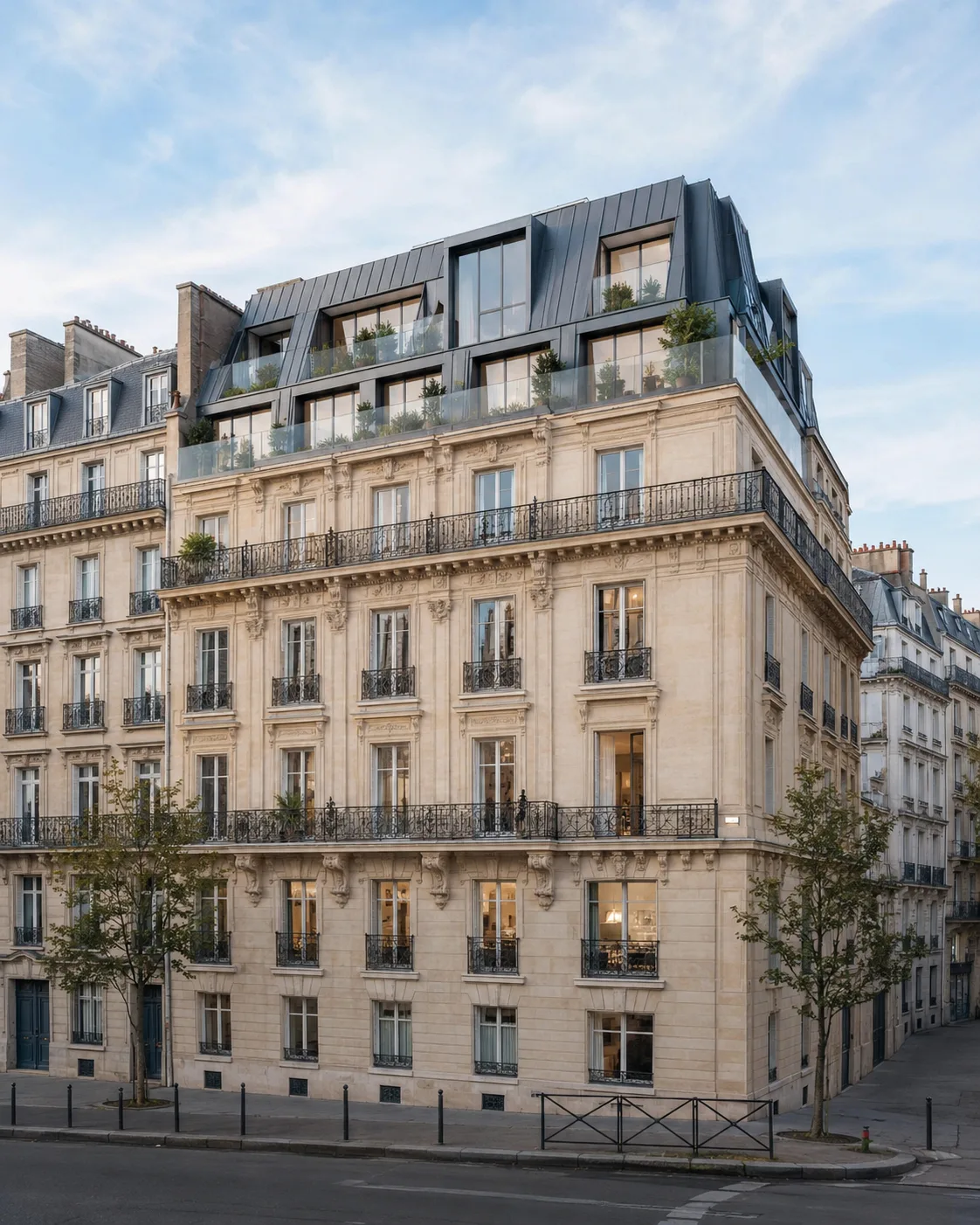 Surélévation d'un immeuble en copropriété parisien avec accord d'assemblée générale