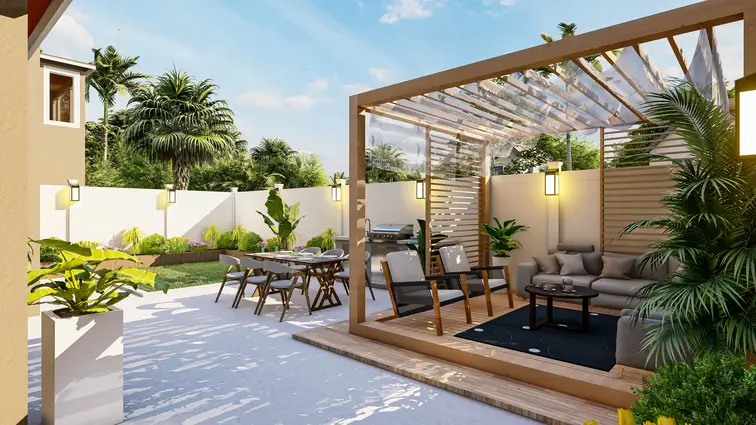 Terrasse surélevée soumise à déclaration préalable
